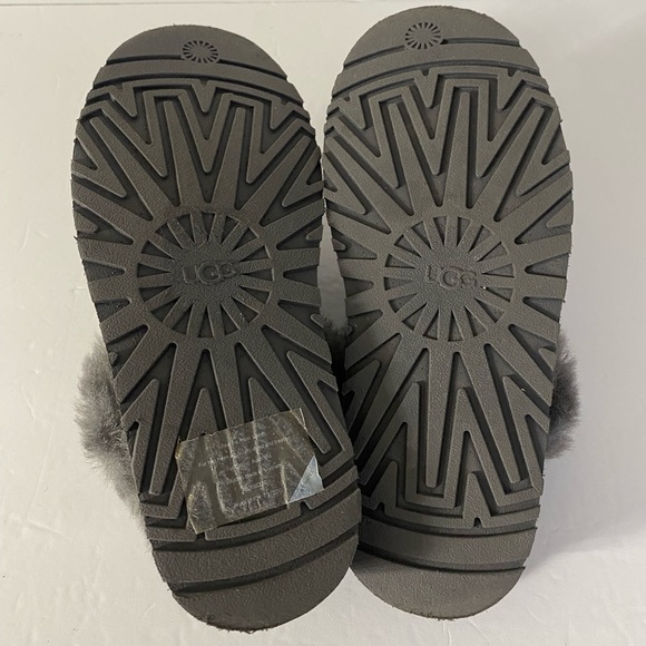 UGG Disquette Platform Slides Grey(Charcoal) Size 10 - Picture 8 of 8